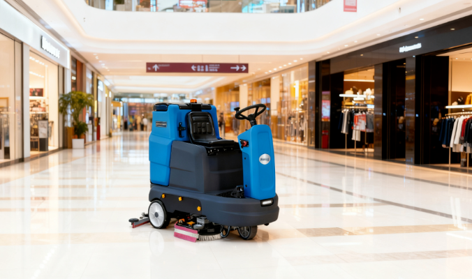 容恩：购物中心如何选择地面清洁设备？