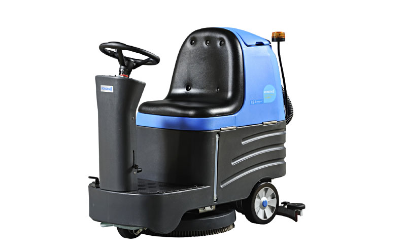 驾驶式洗地机让保洁公司“如虎添翼”